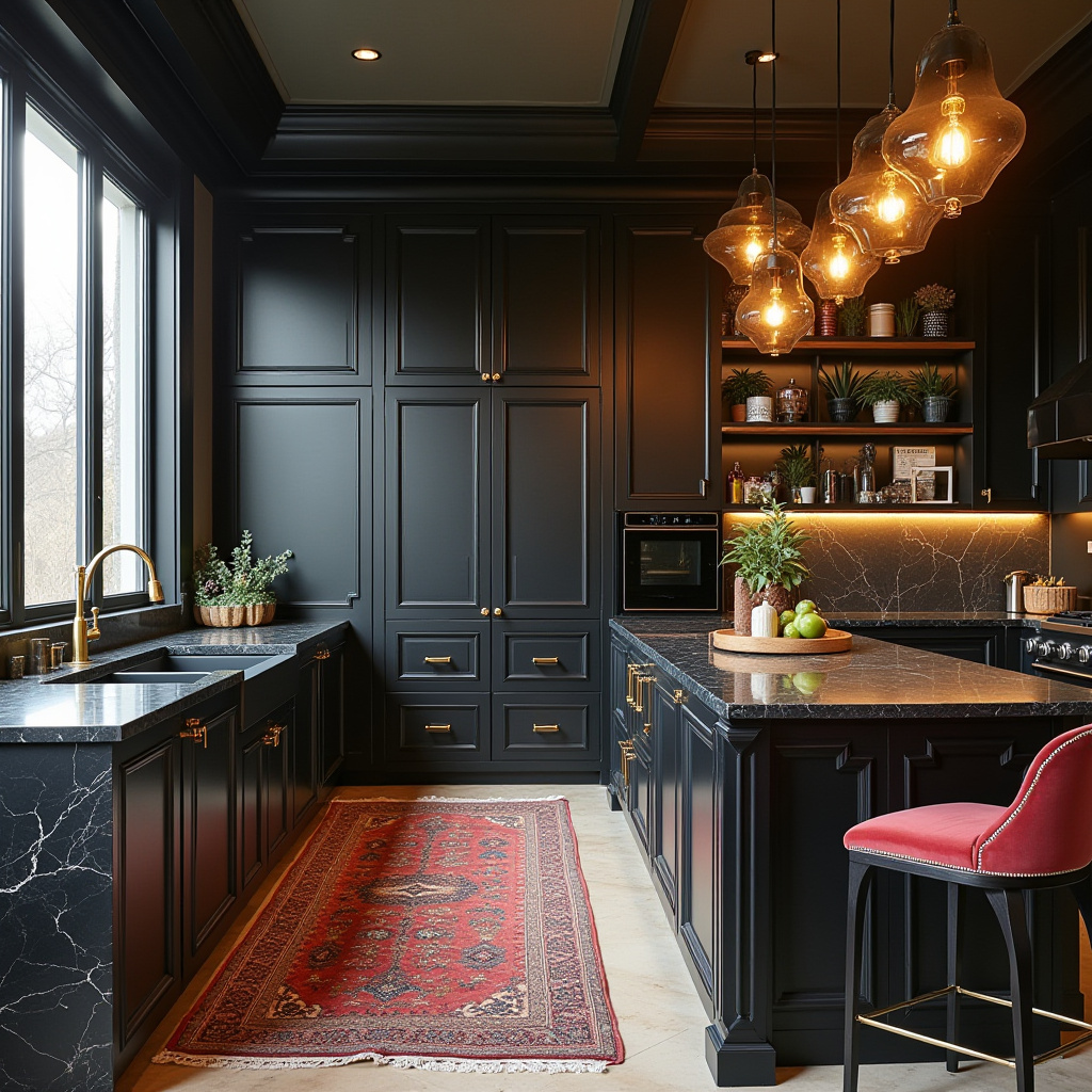 modern boho farmhouse kitchen 31