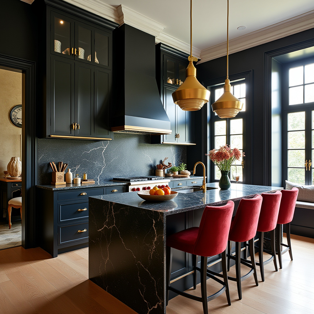 modern boho farmhouse kitchen 32