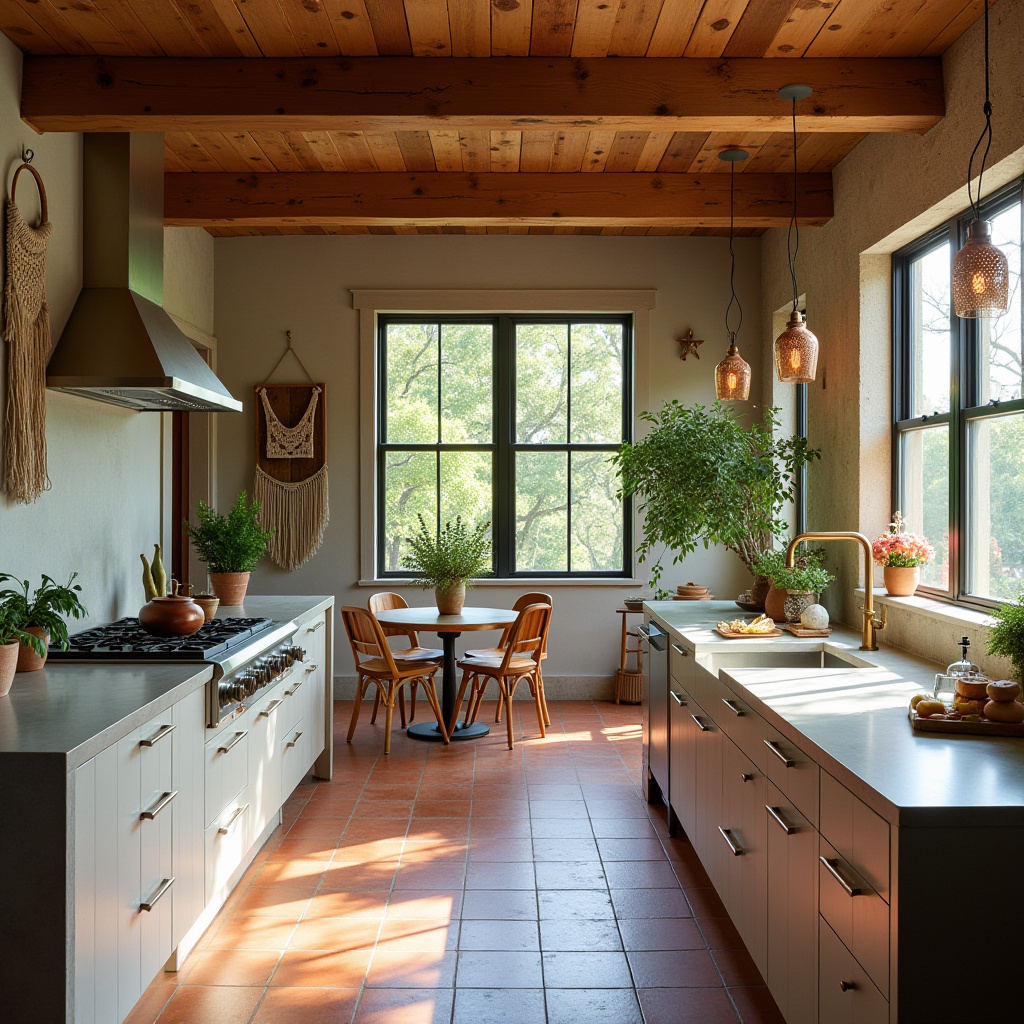 modern boho farmhouse kitchen 4