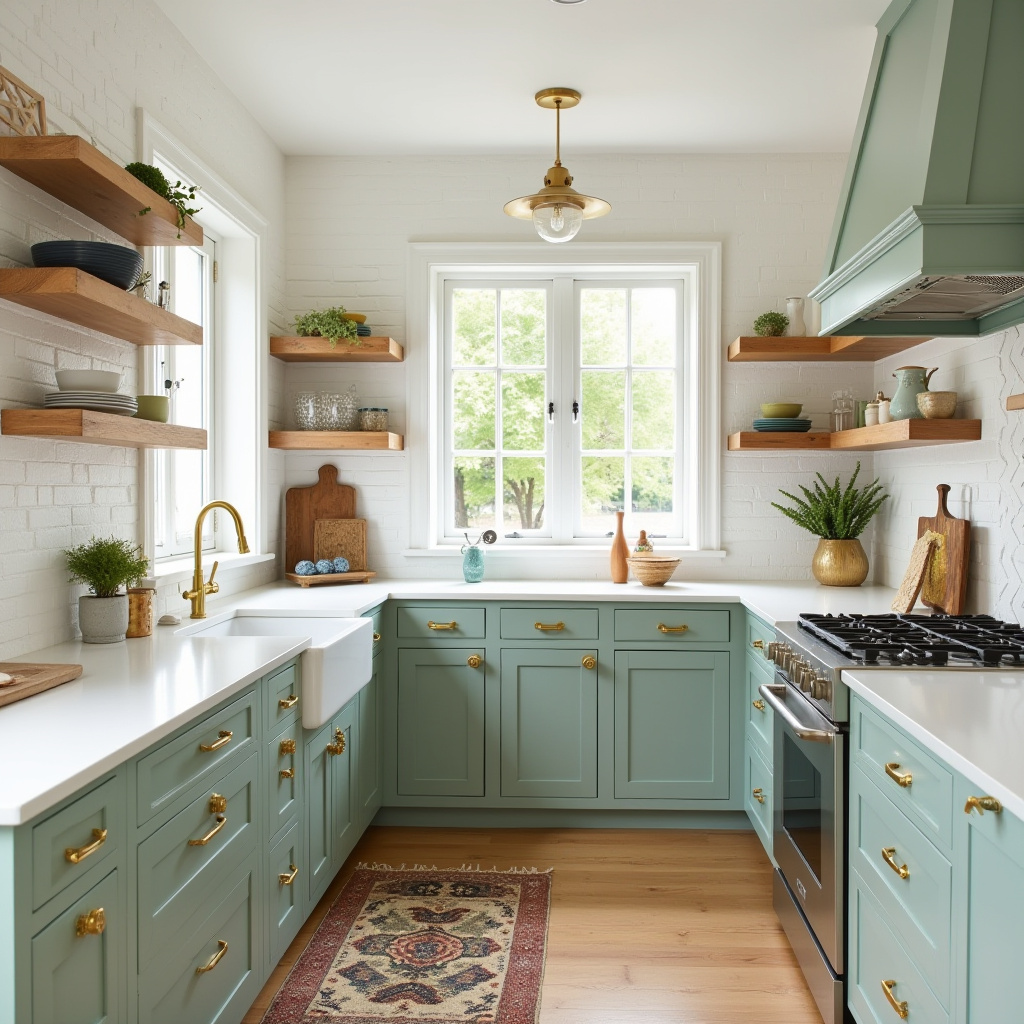 modern boho farmhouse kitchen 5
