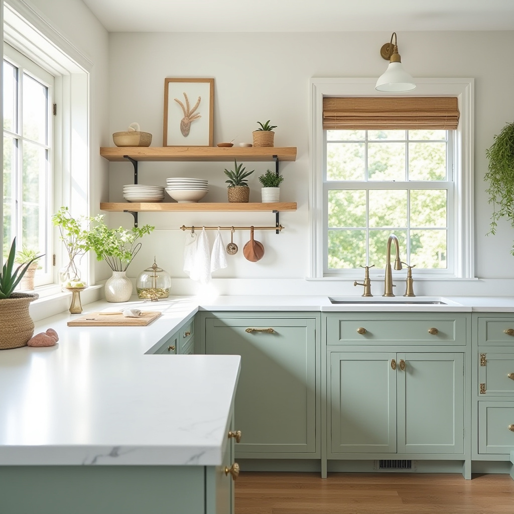modern boho farmhouse kitchen 6