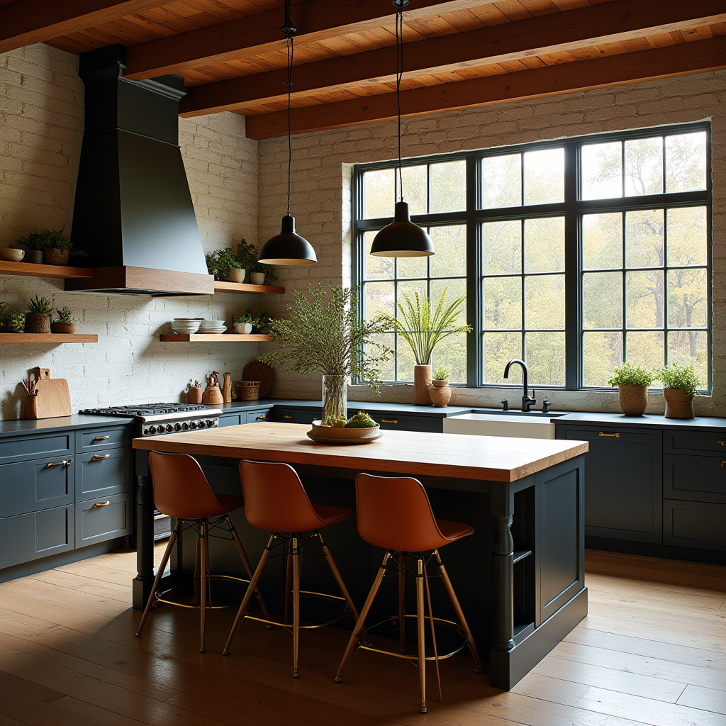modern boho farmhouse kitchen 7