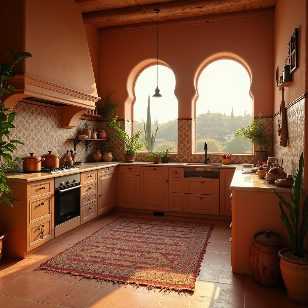 modern boho kitchen 10