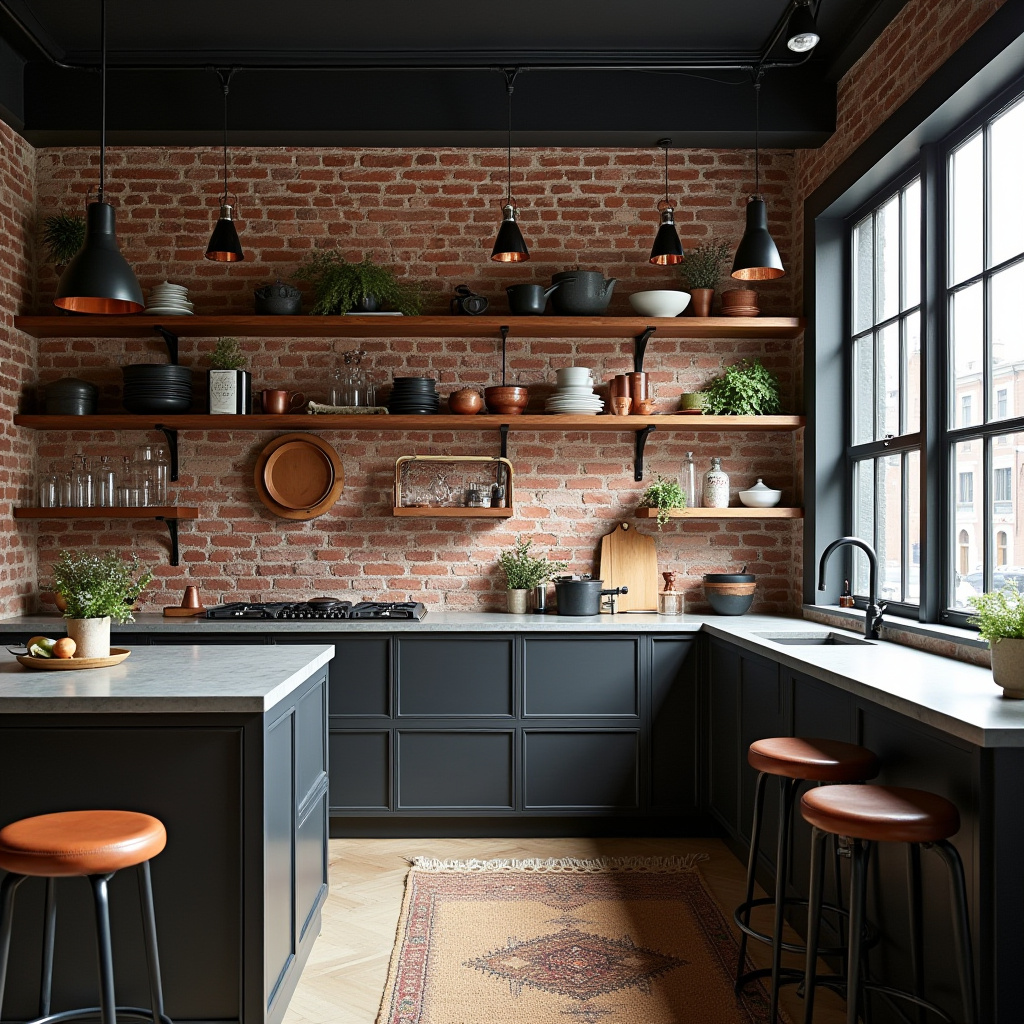 modern boho kitchen 12