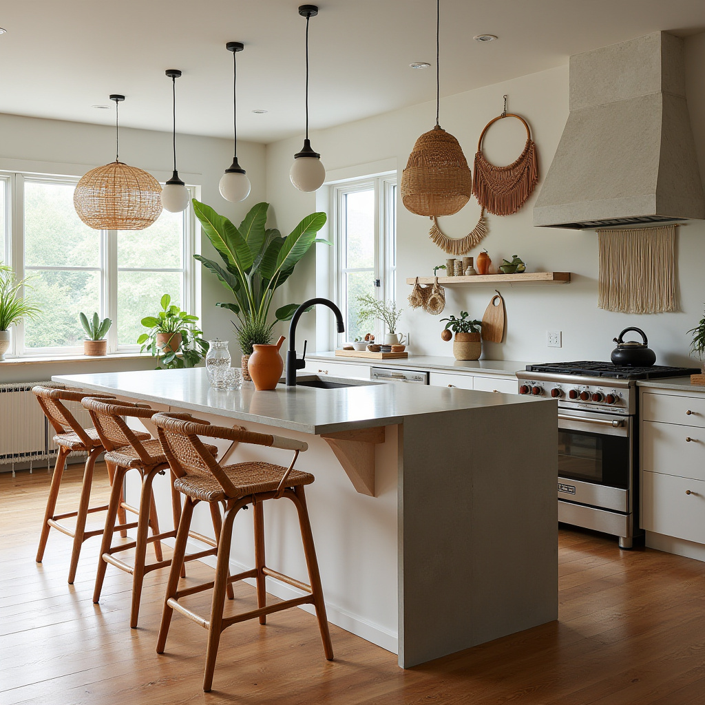 modern boho kitchen 2