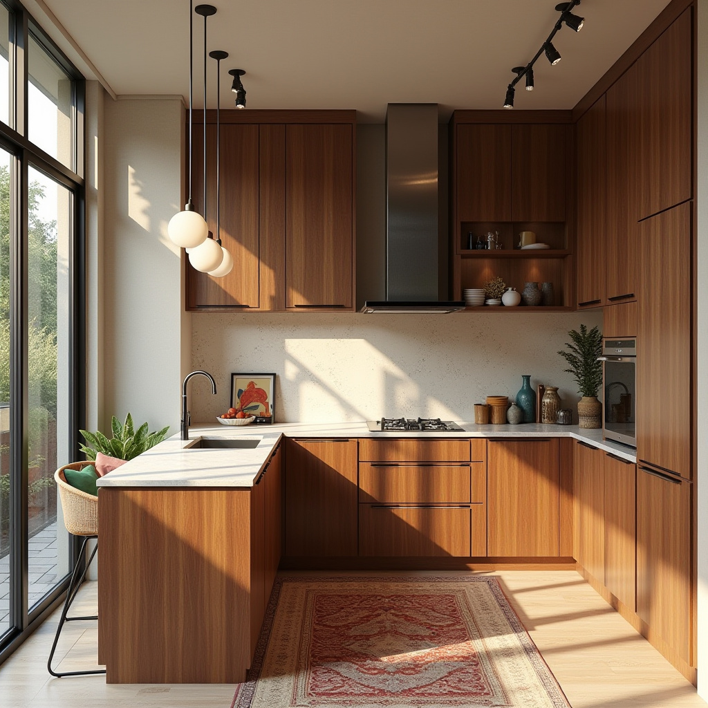 modern boho kitchen 25
