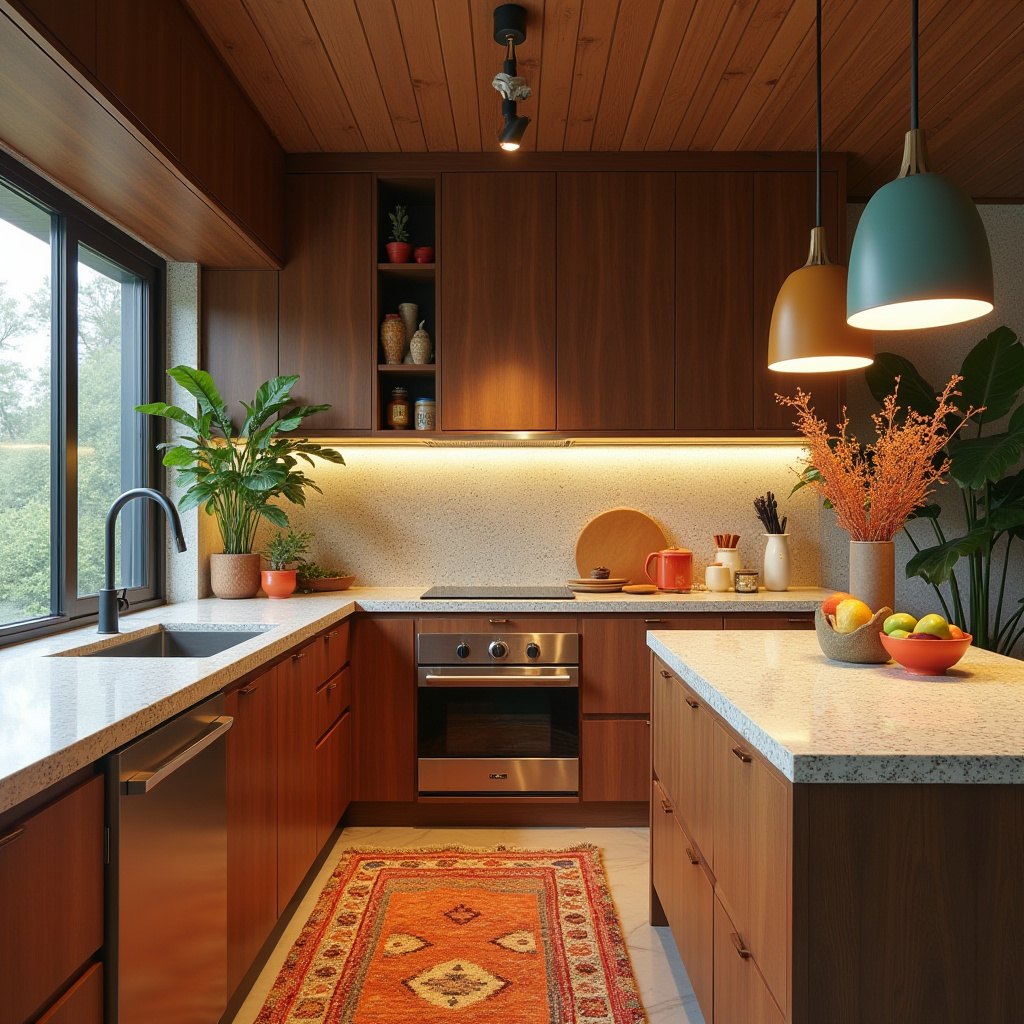 modern boho kitchen 26