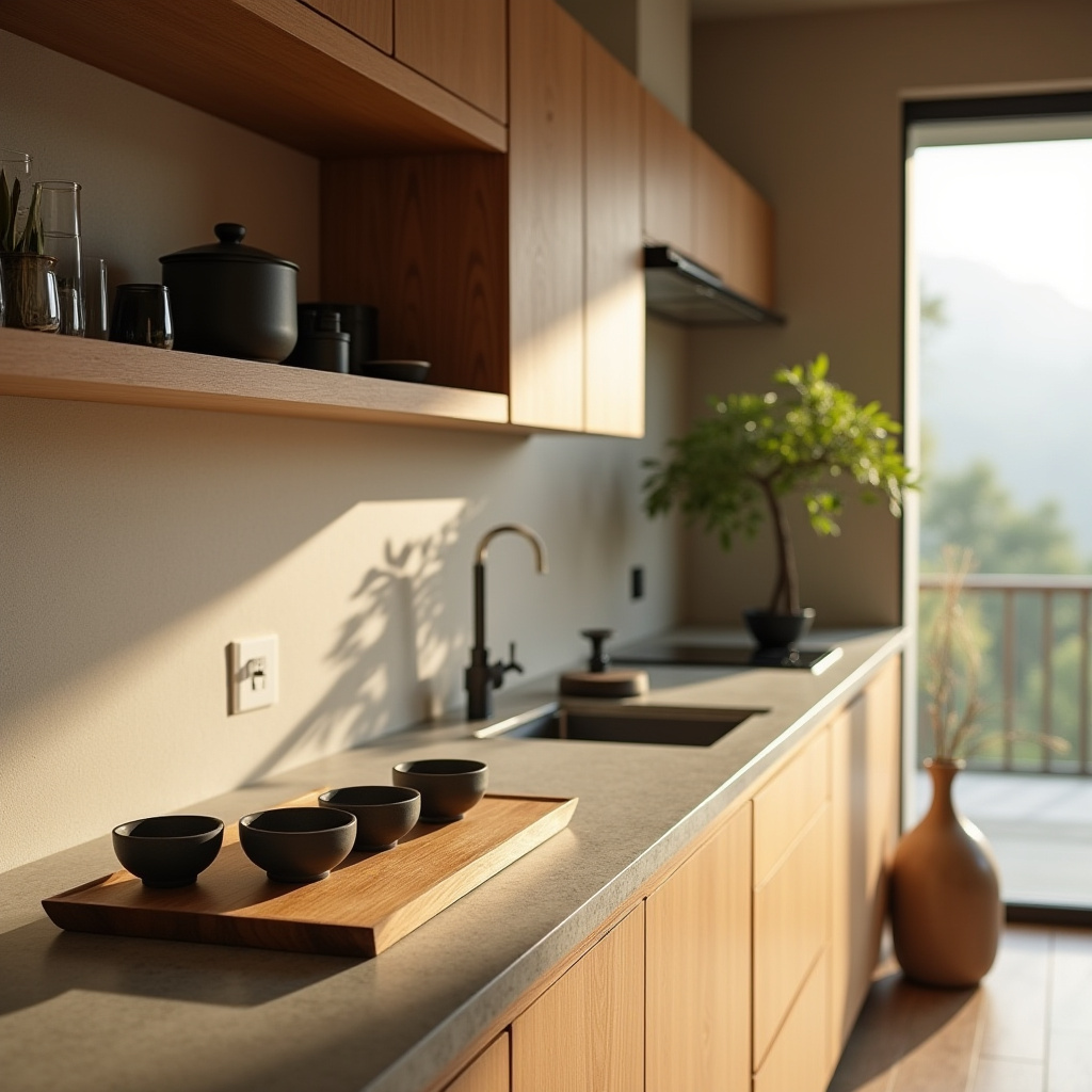 modern boho kitchen 29