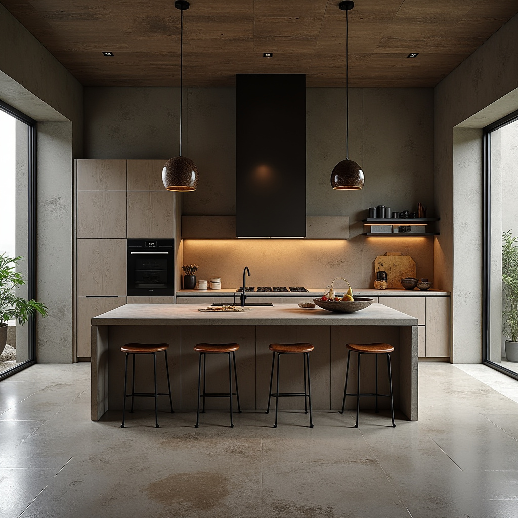 modern boho kitchen 36