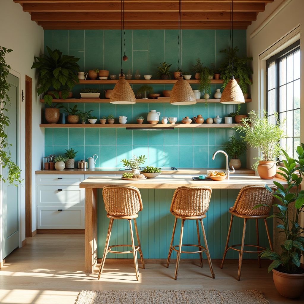 modern boho kitchen 38