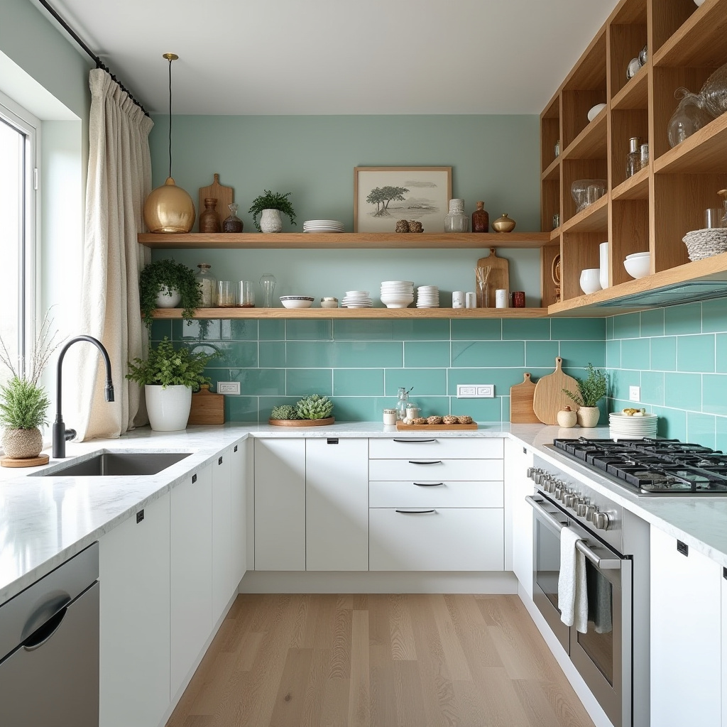 modern boho kitchen 8
