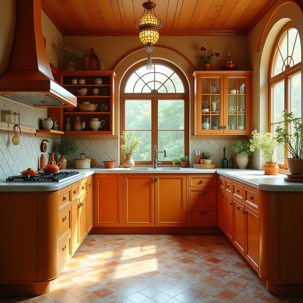 modern boho kitchen decor 13