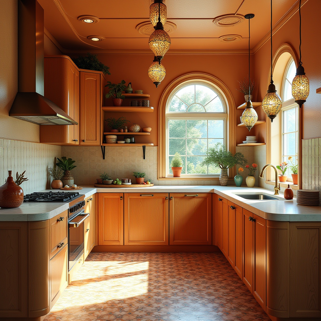 modern boho kitchen decor 14