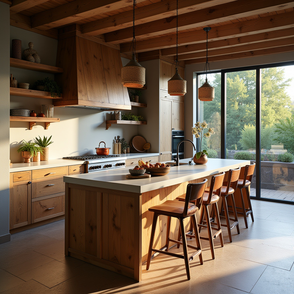 modern boho kitchen decor 22