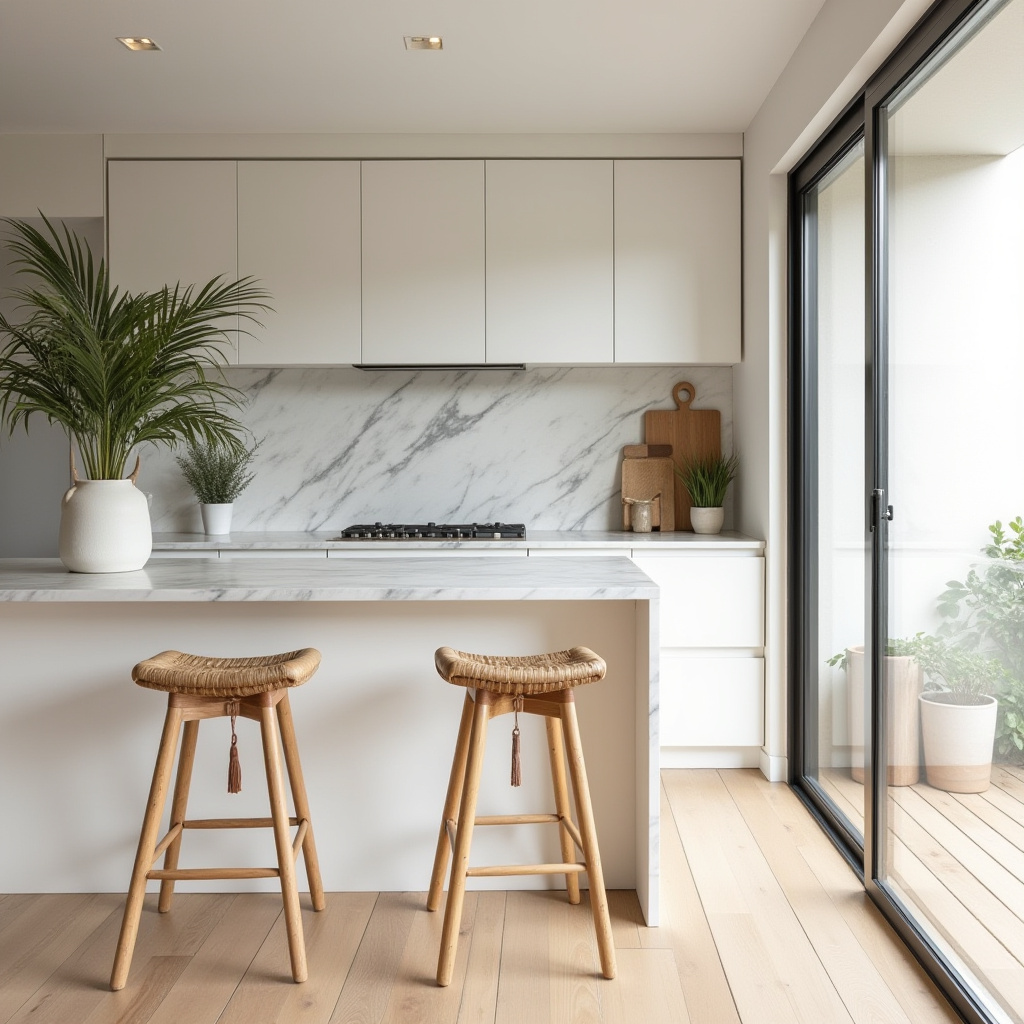 modern boho kitchen decor 23