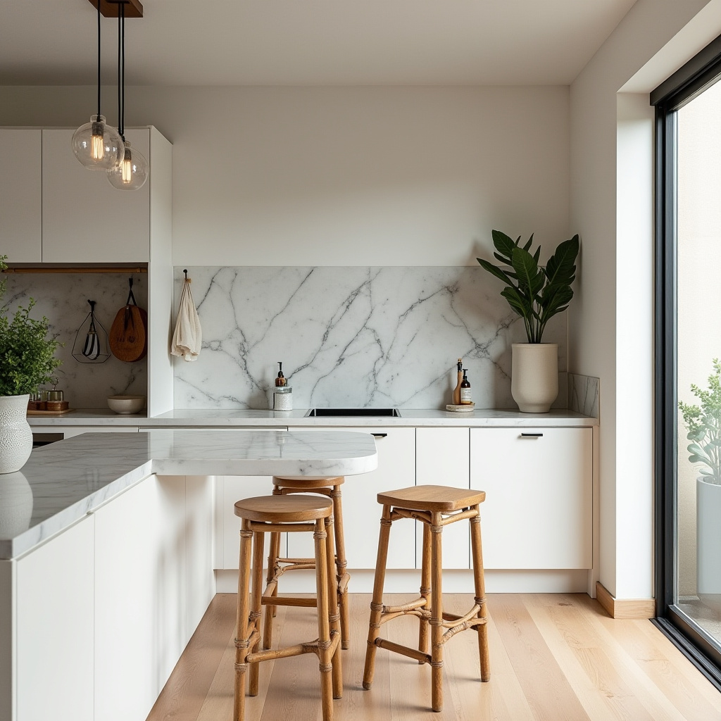 modern boho kitchen decor 24