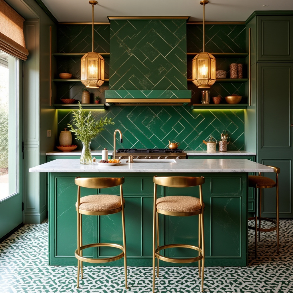 modern boho kitchen decor 35