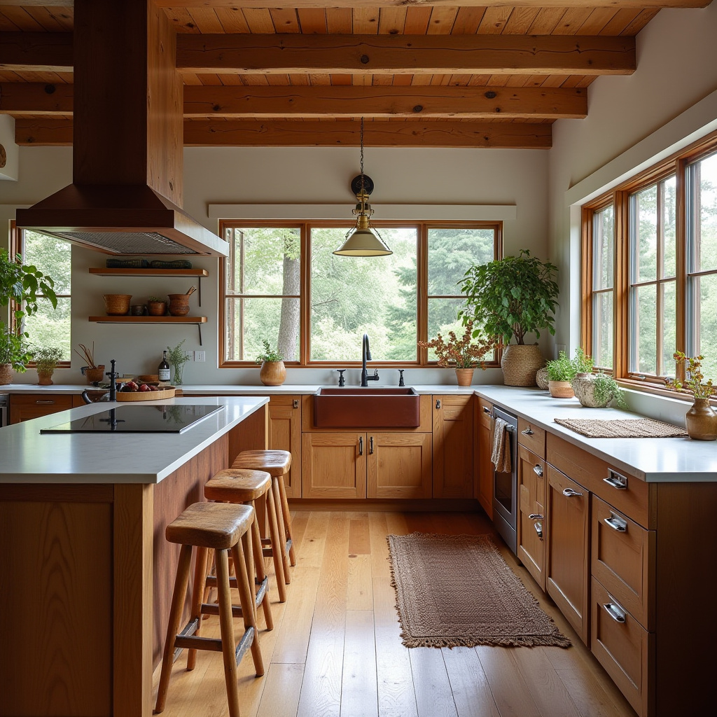 modern boho kitchen decor 37