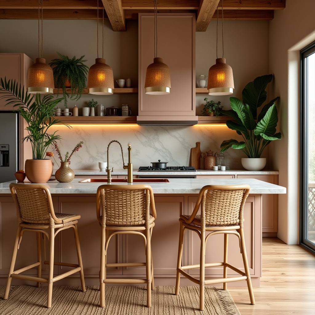 modern boho kitchen decor 5