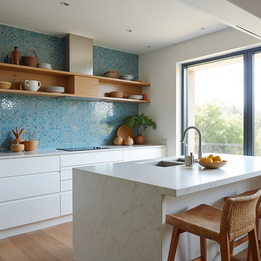 modern boho kitchen decor 7