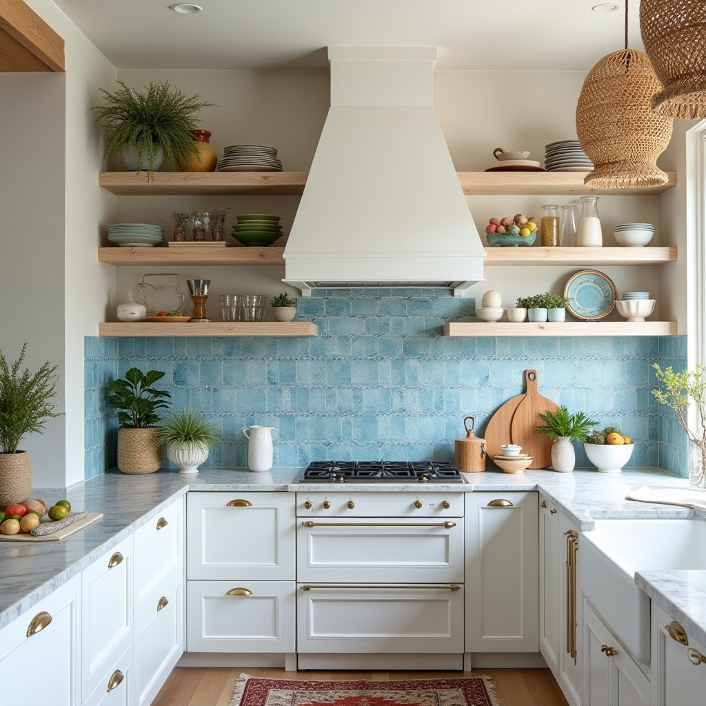 modern boho kitchen decor ideas 15