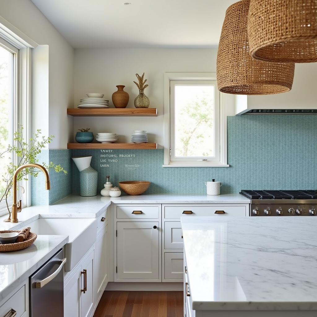 modern boho kitchen decor ideas 16