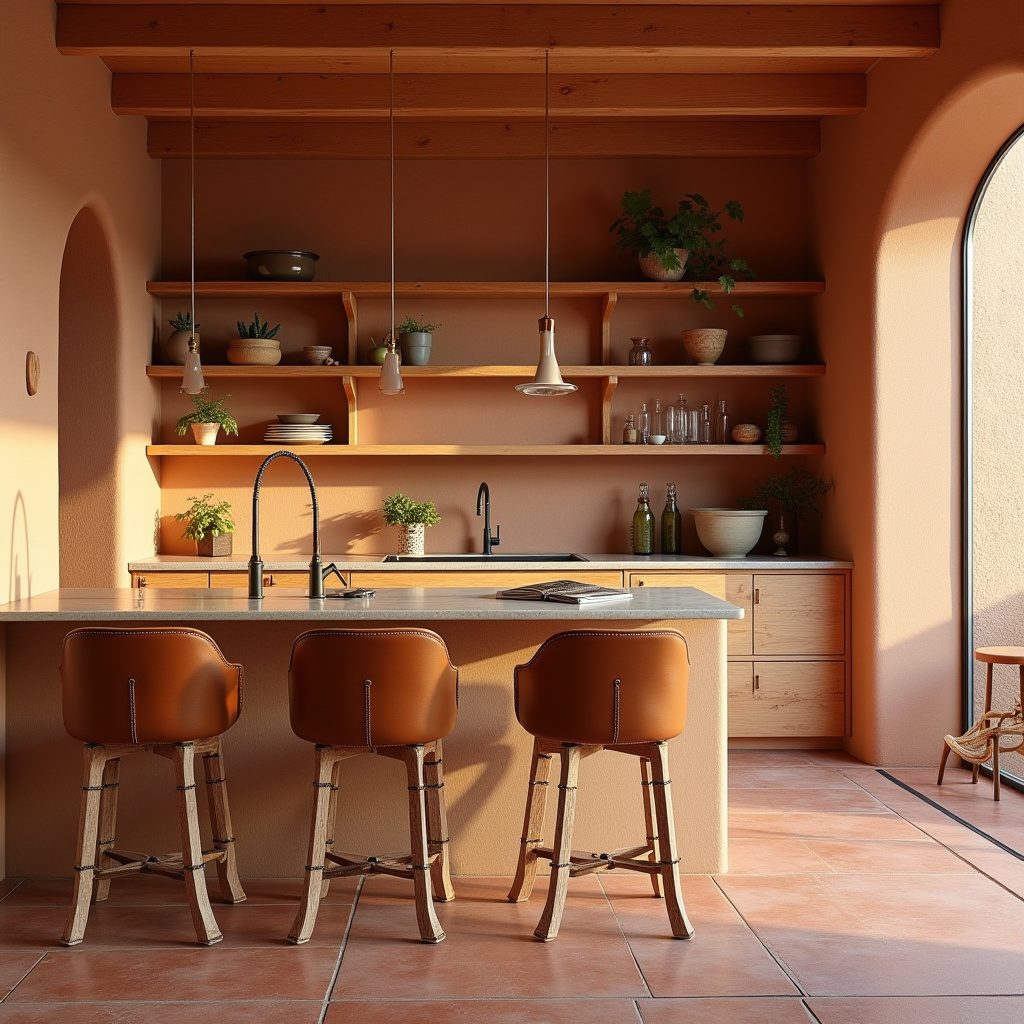 modern boho kitchen decor ideas 20