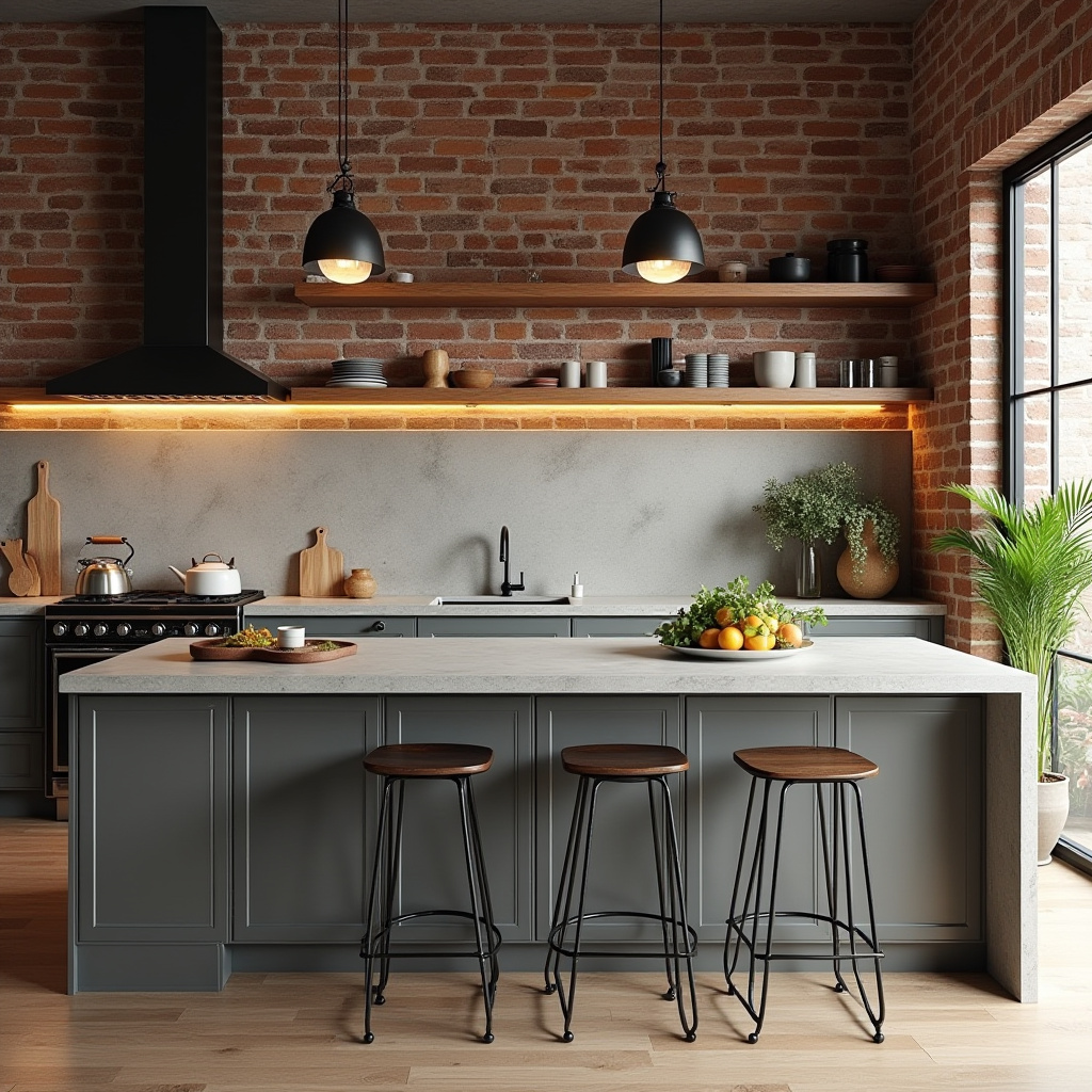modern boho kitchen decor ideas 23