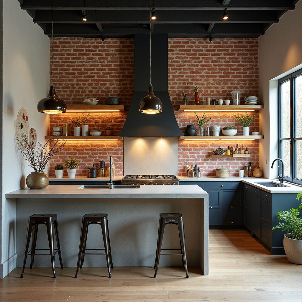 modern boho kitchen decor ideas 24