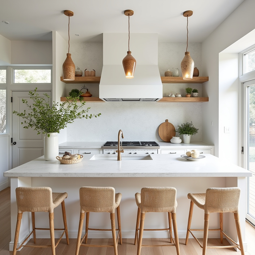 modern boho kitchen decor ideas 32