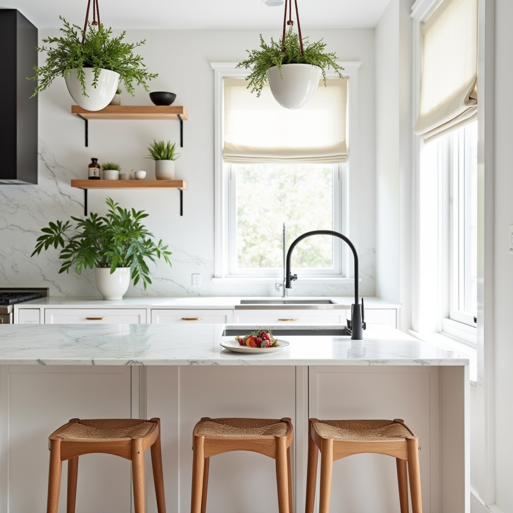 modern boho kitchen decor ideas 35