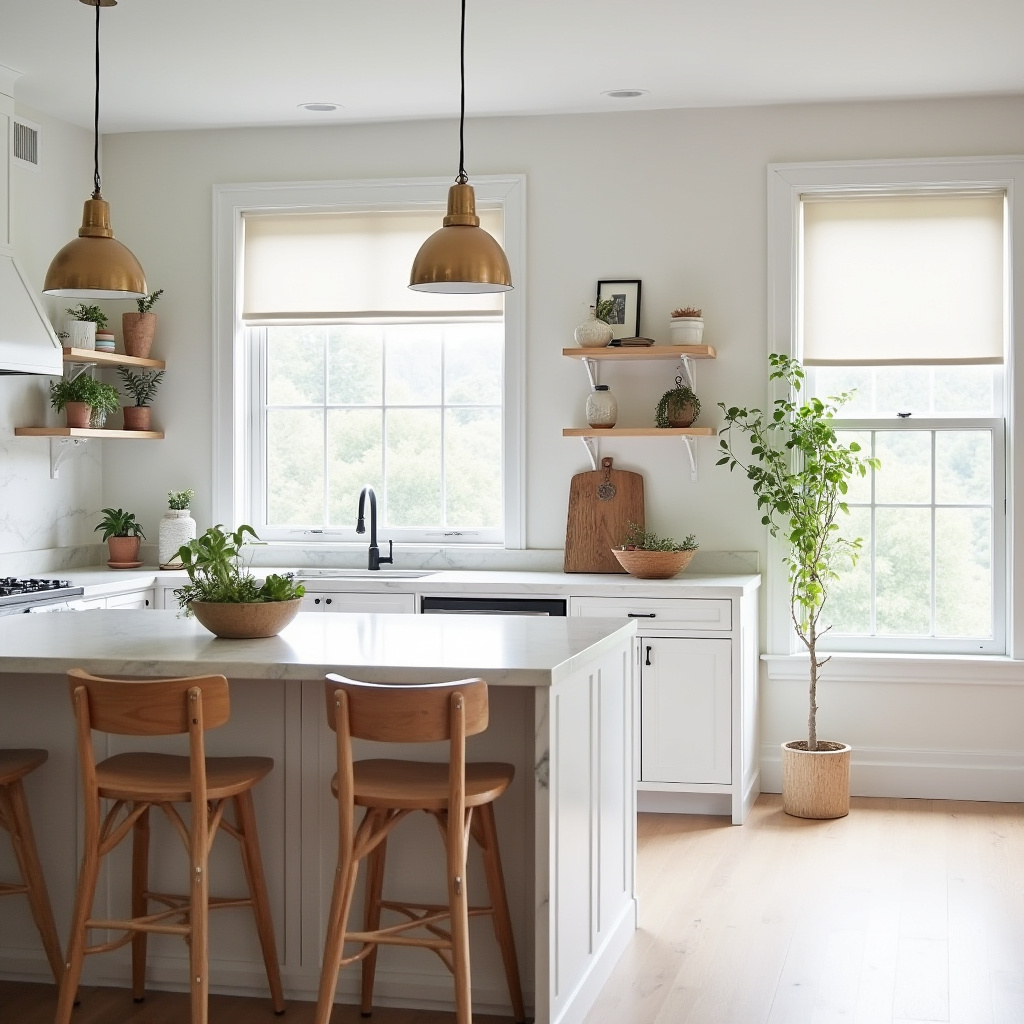 modern boho kitchen decor ideas 36