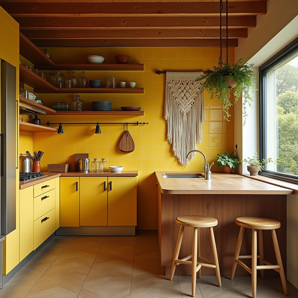 modern boho kitchen decor ideas 39