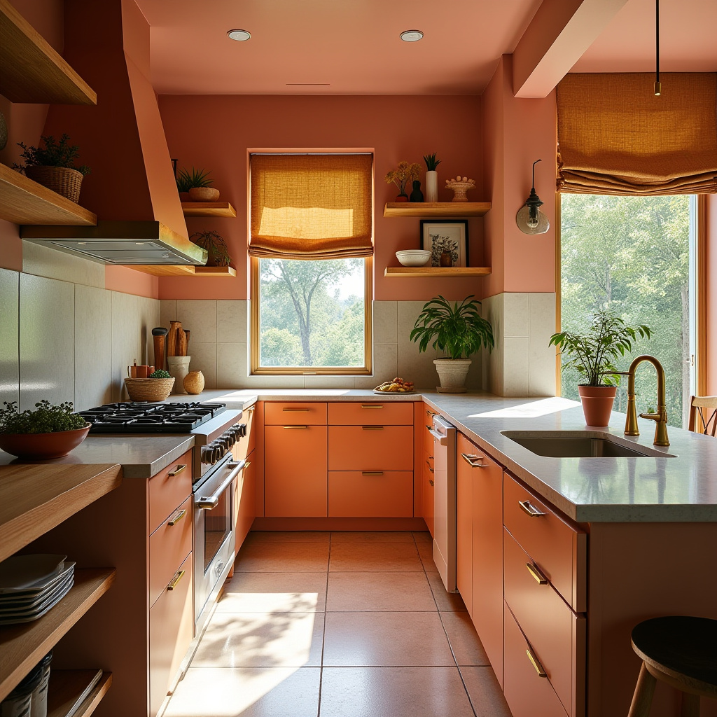 modern boho kitchen decor ideas 6