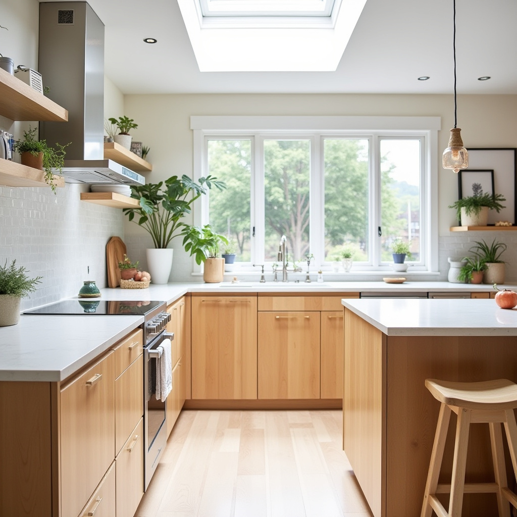 modern boho kitchen decor ideas 7