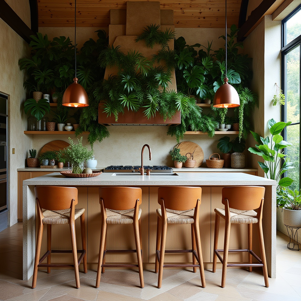 modern boho kitchen decor ideas 9