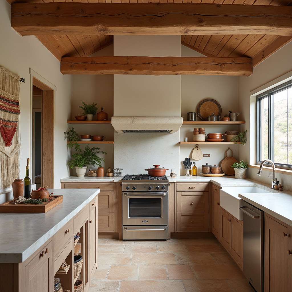 modern boho kitchen design 14