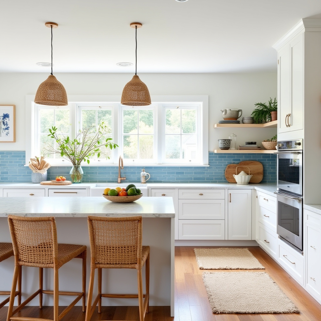 modern boho kitchen design 16