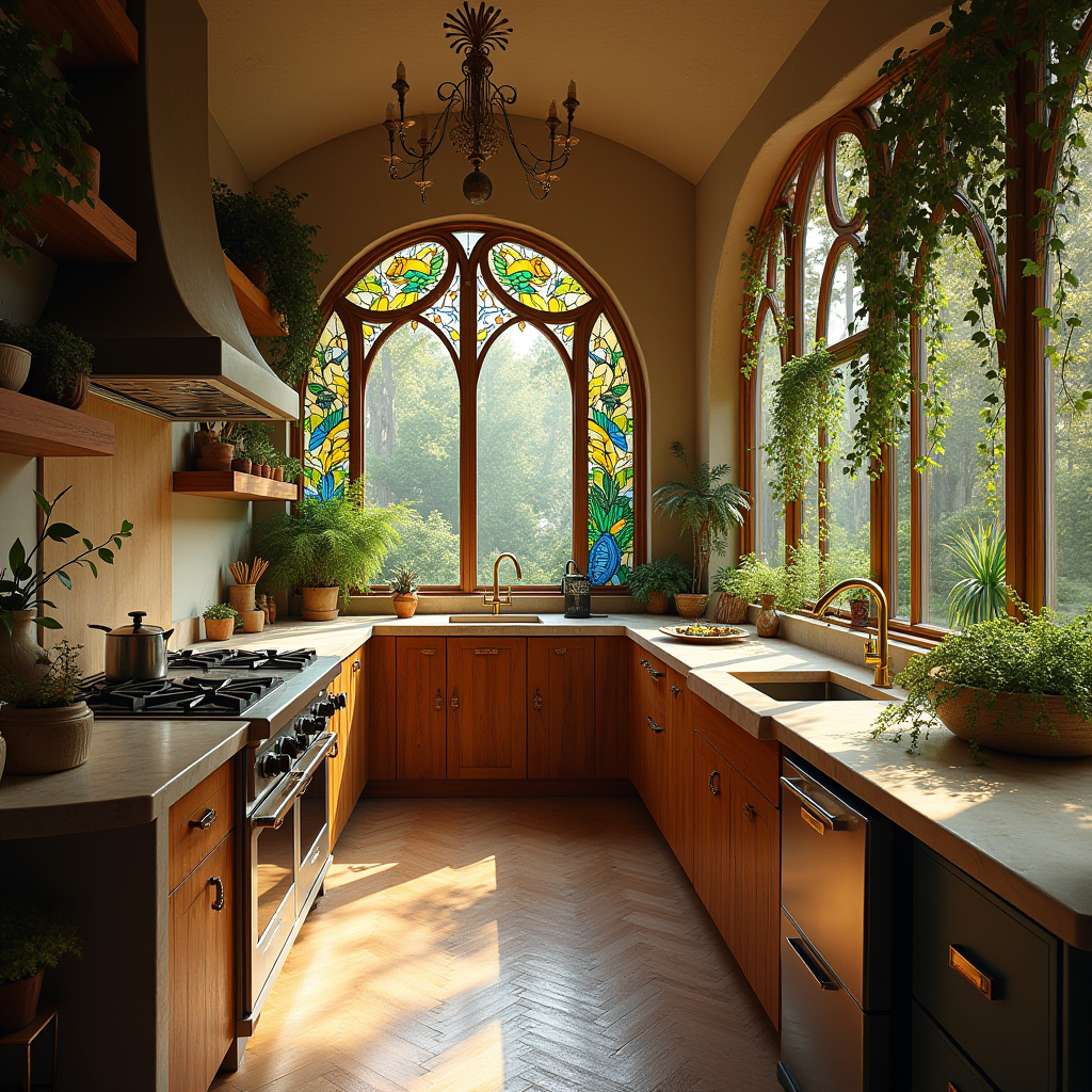 modern boho kitchen design 21