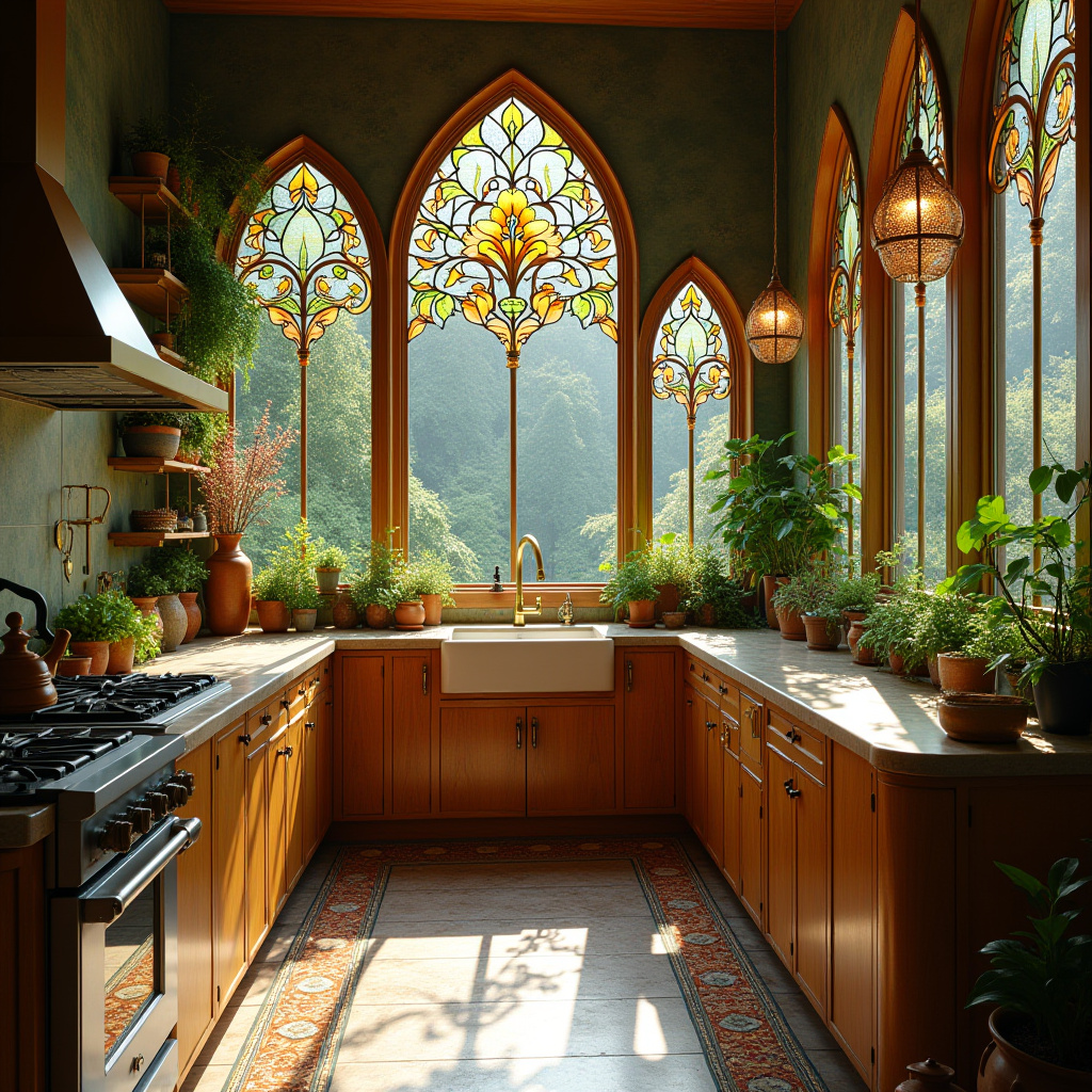 modern boho kitchen design 22