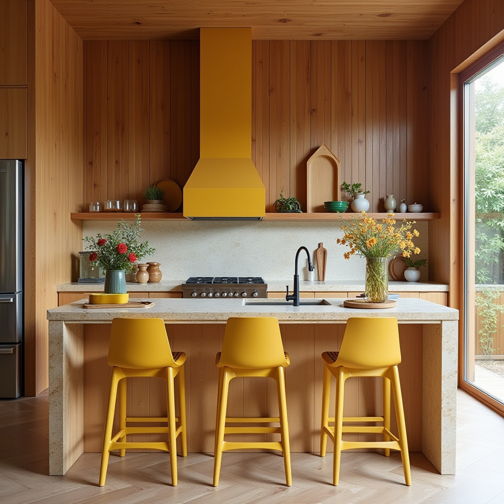 modern boho kitchen design 29