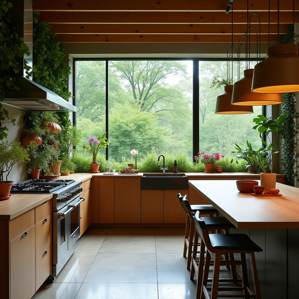 modern boho kitchen design 31