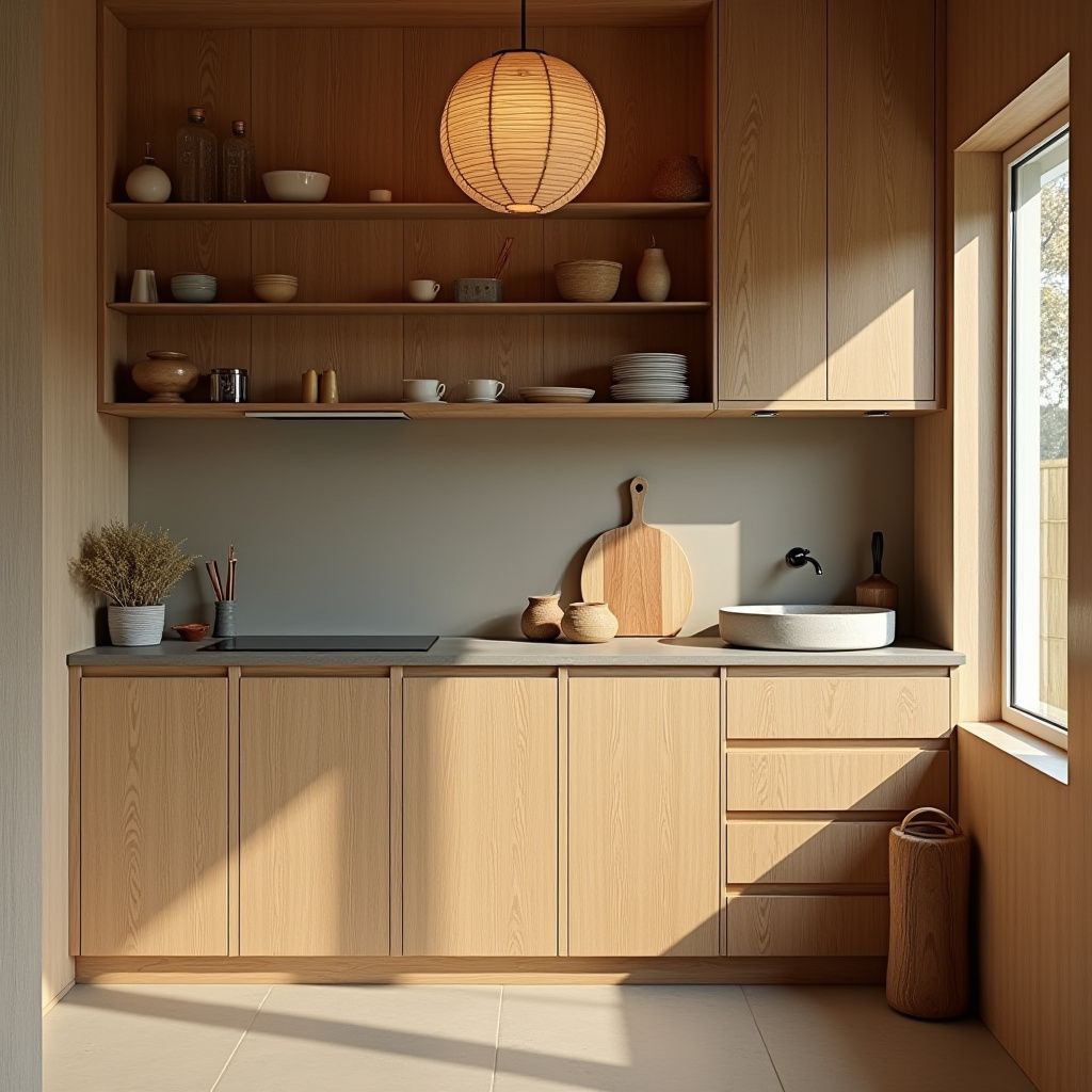 modern boho kitchen design 34