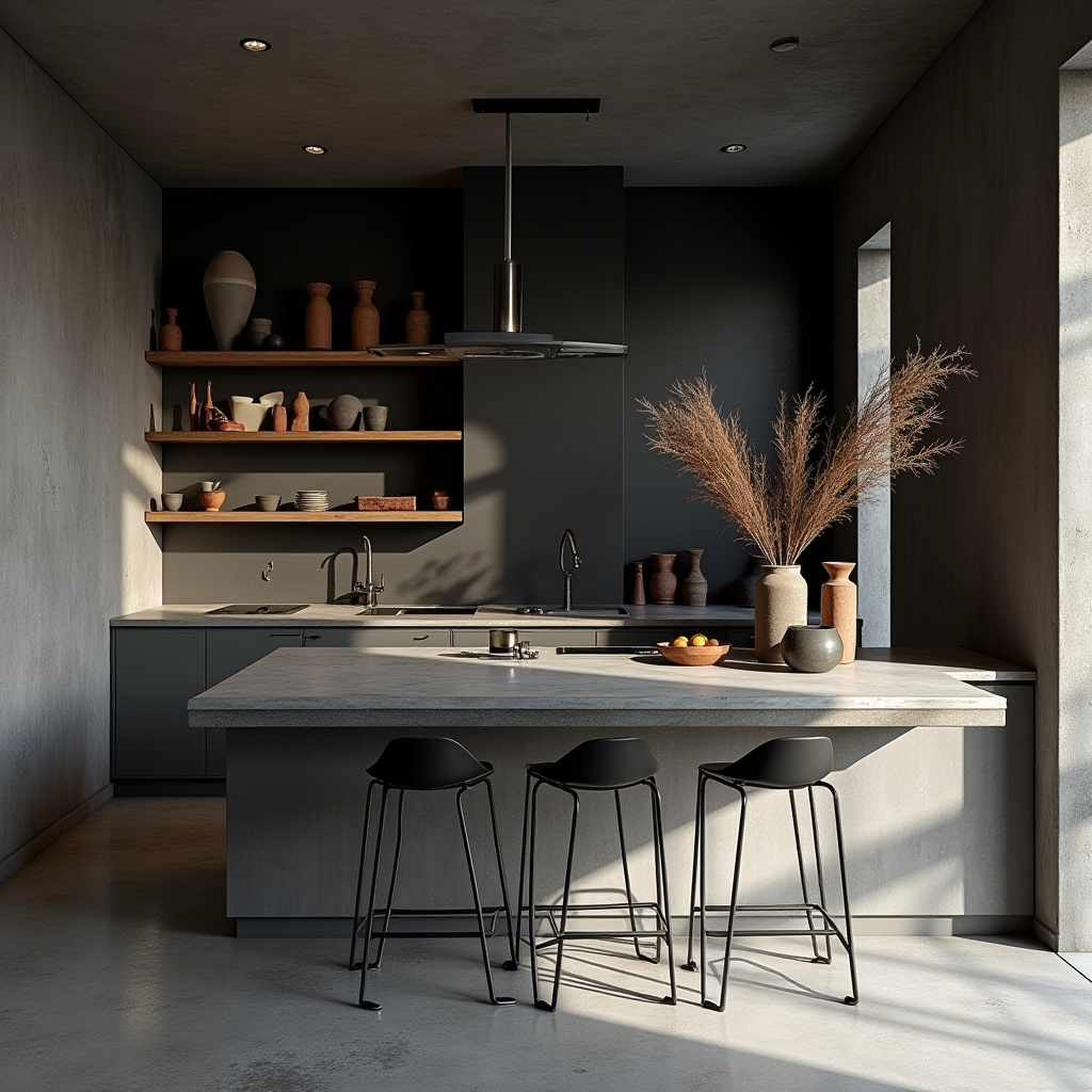 modern boho kitchen design 39