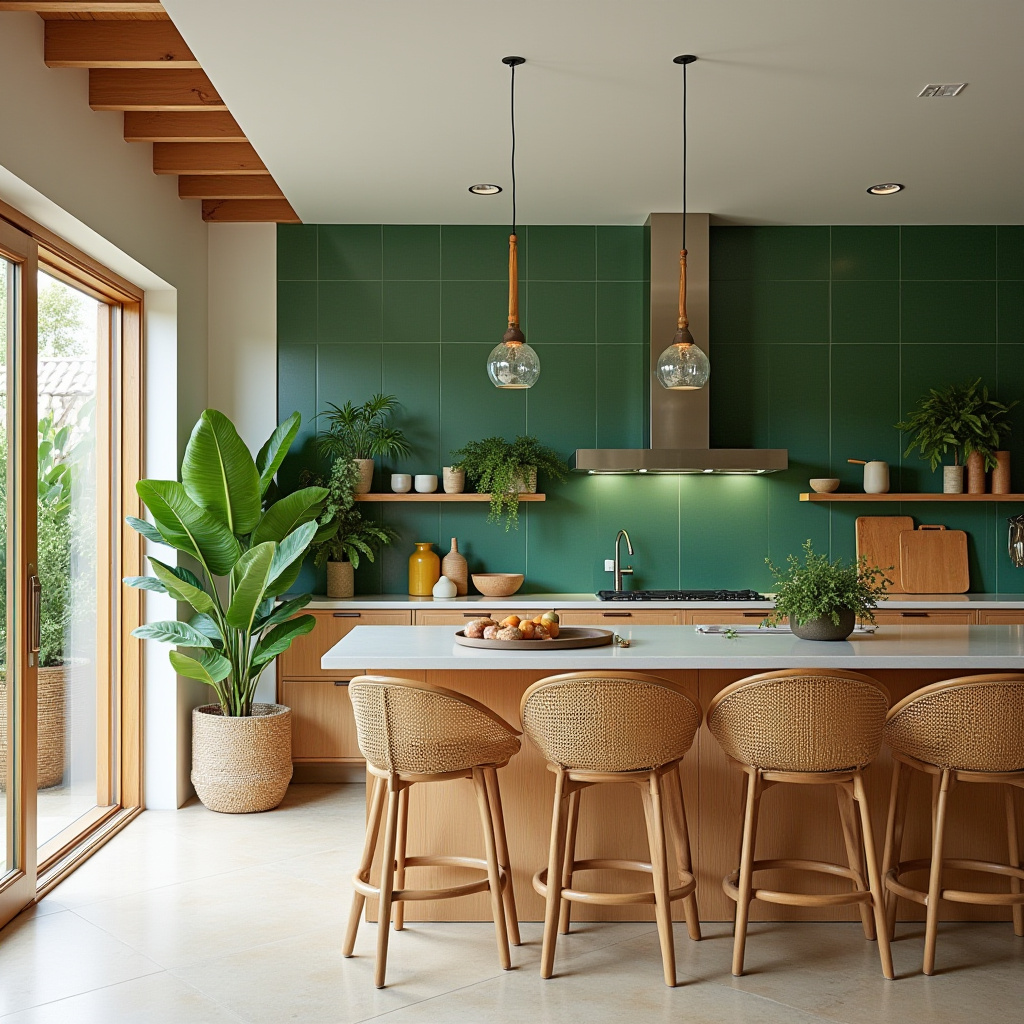modern boho kitchen ideas 12