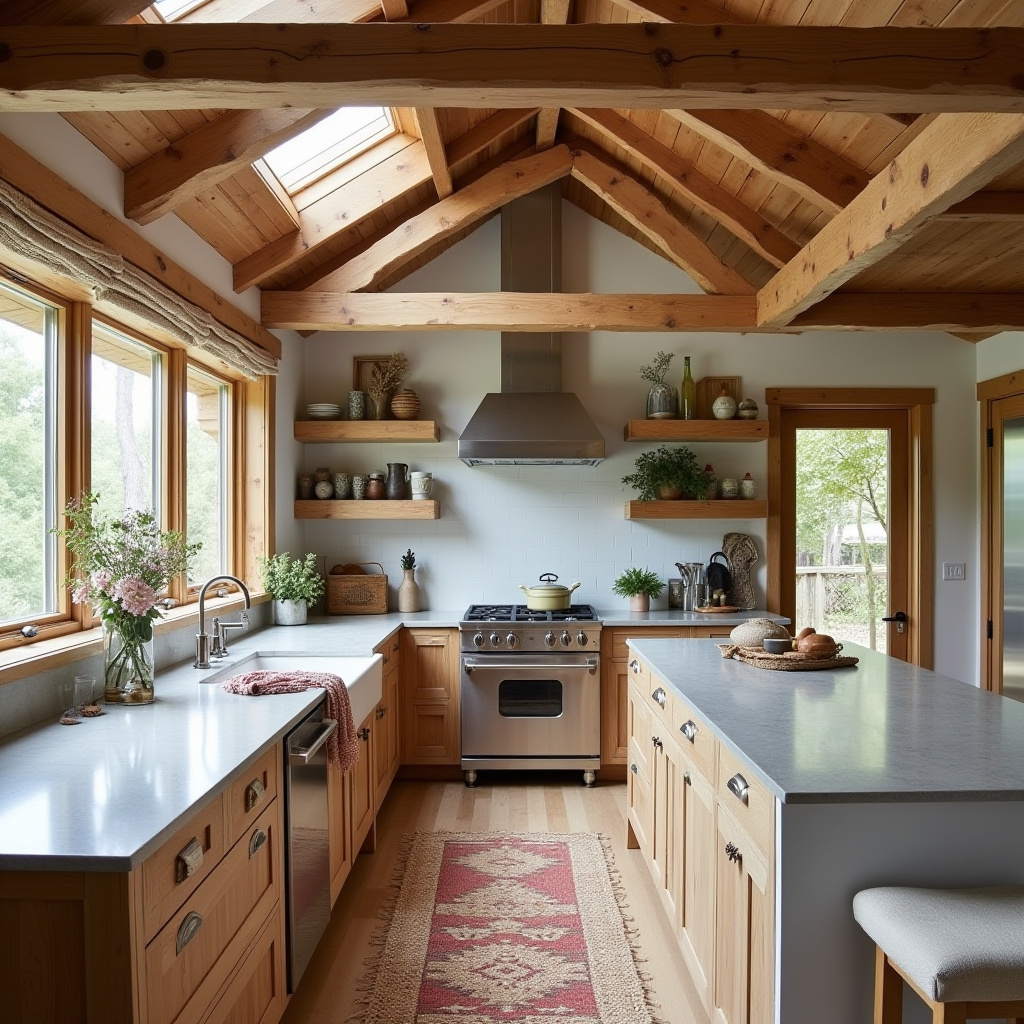 modern boho kitchen ideas 21