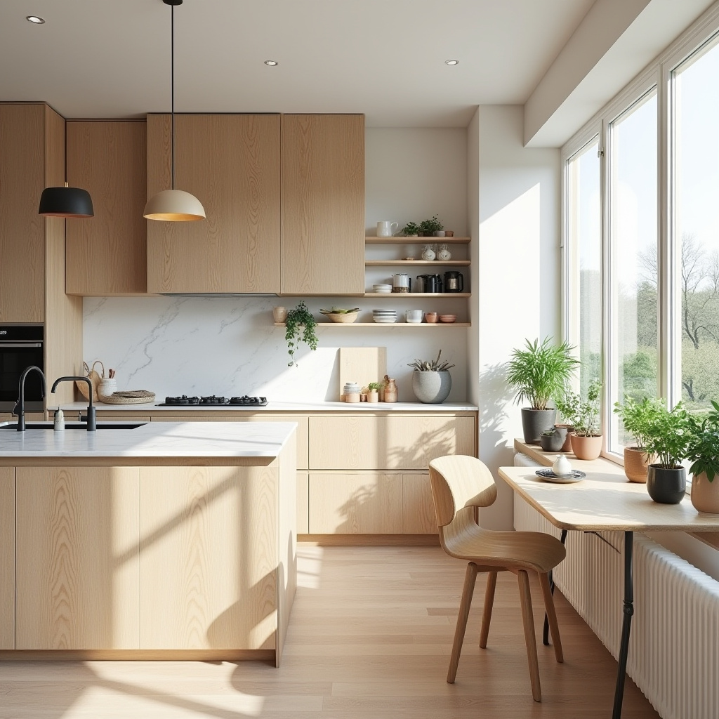 modern boho kitchen ideas 32