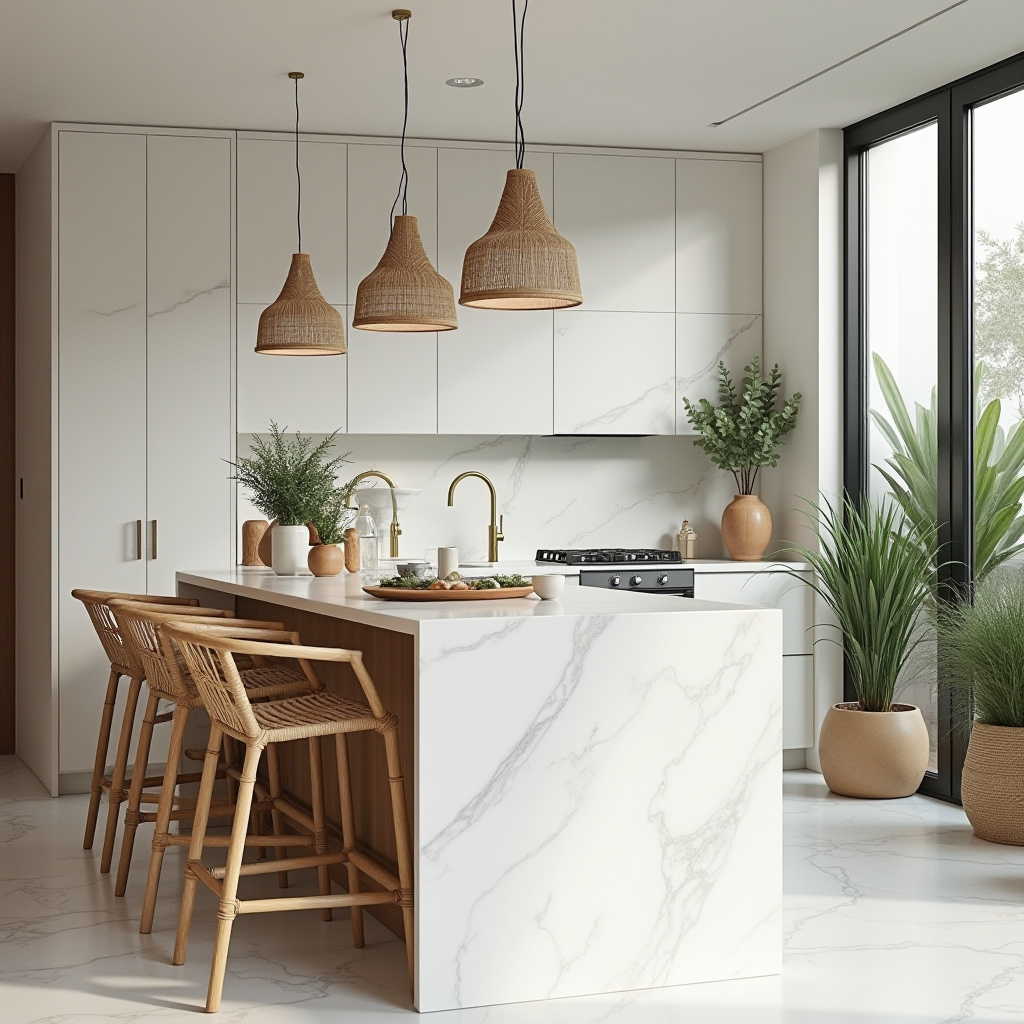 modern boho kitchen ideas 37