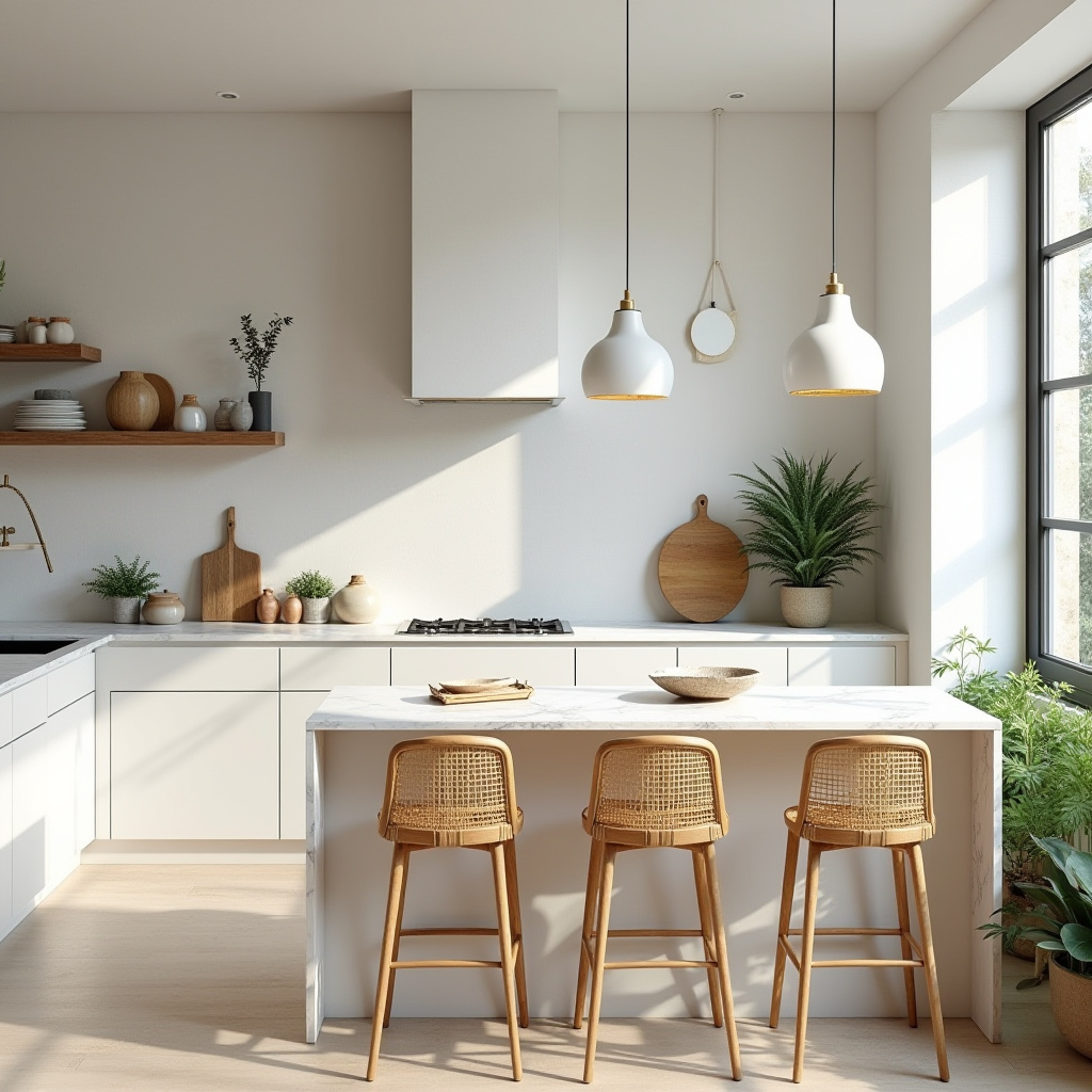 modern boho kitchen ideas 38