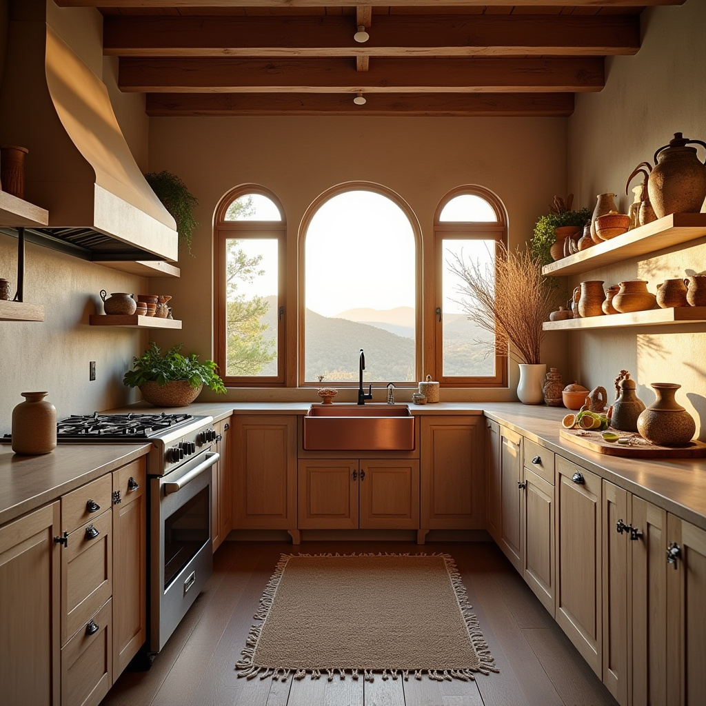 modern boho kitchen ideas 8